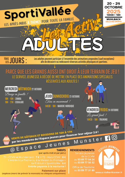 Rendez-vous adultes __ SportiVallée